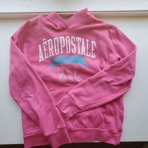 Aeropostale Pink Logo Sweatshirt Hoodie